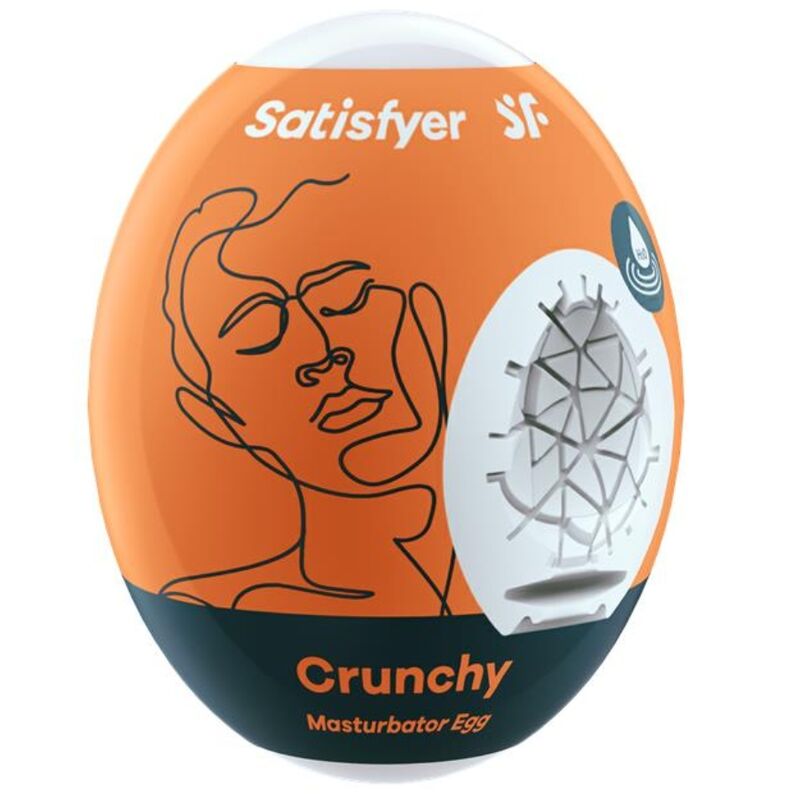 SATISFYER - CRUNCHY EGG MASTURBATOR