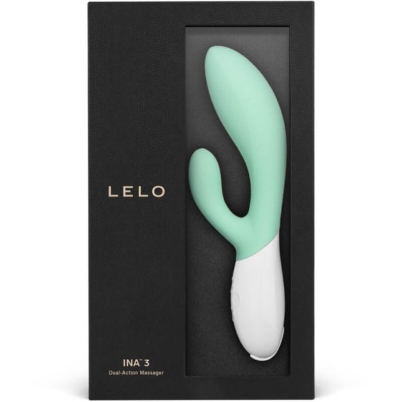 LELO - INA 3 GREEN VIBRATOR RABBIT LUXURY AQUA GREEN