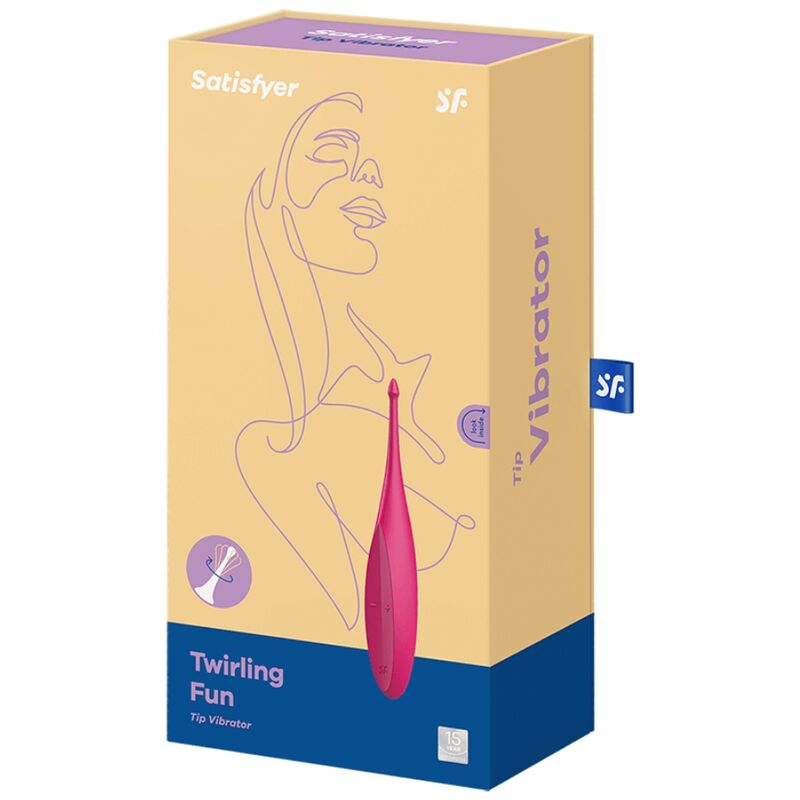 SATISFYER - TWIRLING FUN CLITORIS STIMULATOR PINK