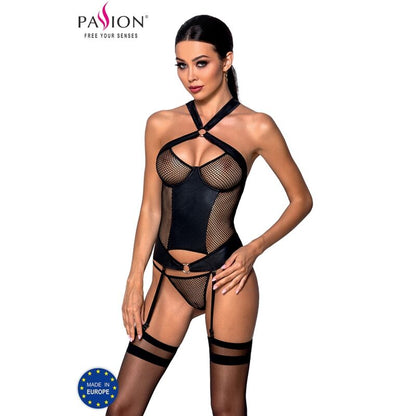 PASSION - AMANDA CORSET ECOLOGICAL LEATHER S/M