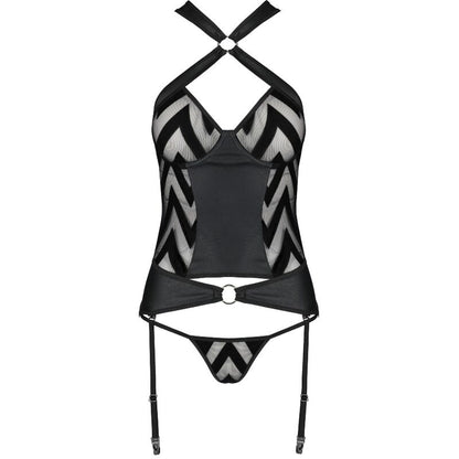 PASSION - HIMA CORSET CUERO ECOLOGICO S/M