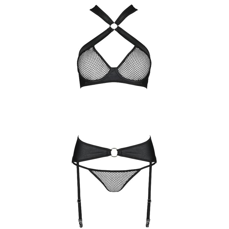 PASSION - AMANDA SET ECOLOGICAL LEATHER S/M