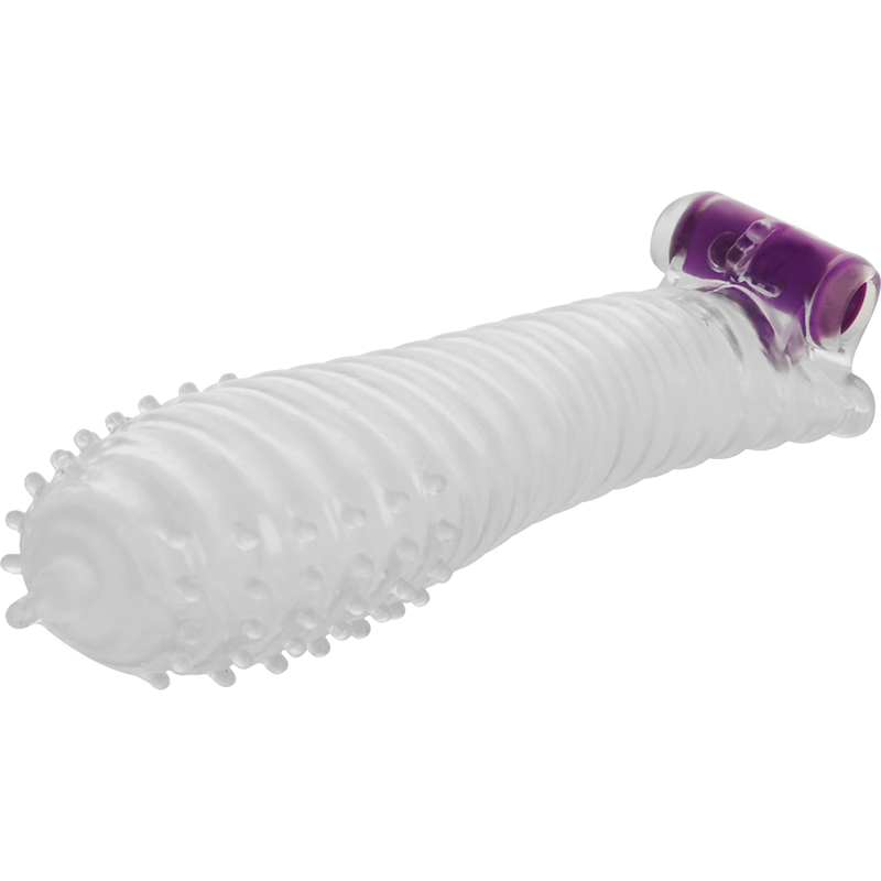 OHMAMA - TEXTURED PENIS SLEEVE WITH VIBRATING BULLET