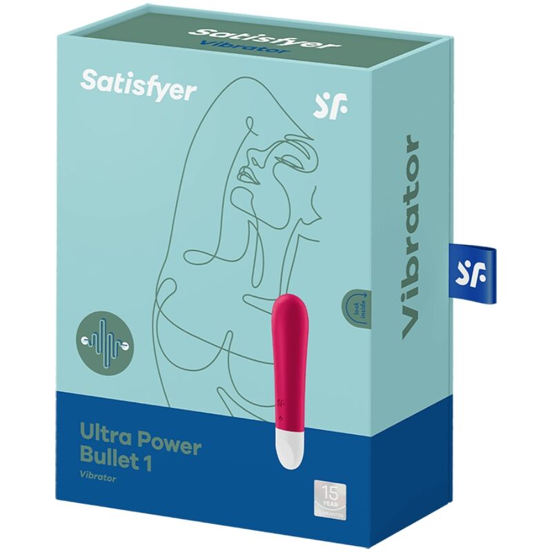 SATISFYER - ULTRA POWER BULLET 1 RED VIBRATING BULLET