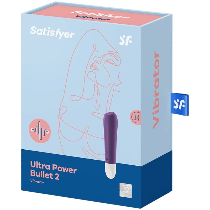 SATISFYER - ULTRA POWER BULLET 2 PURPLE VIBRATING BULLET