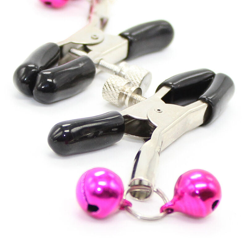 OHMAMA FETISH - PINK BELL NIPPLE CLAMPS