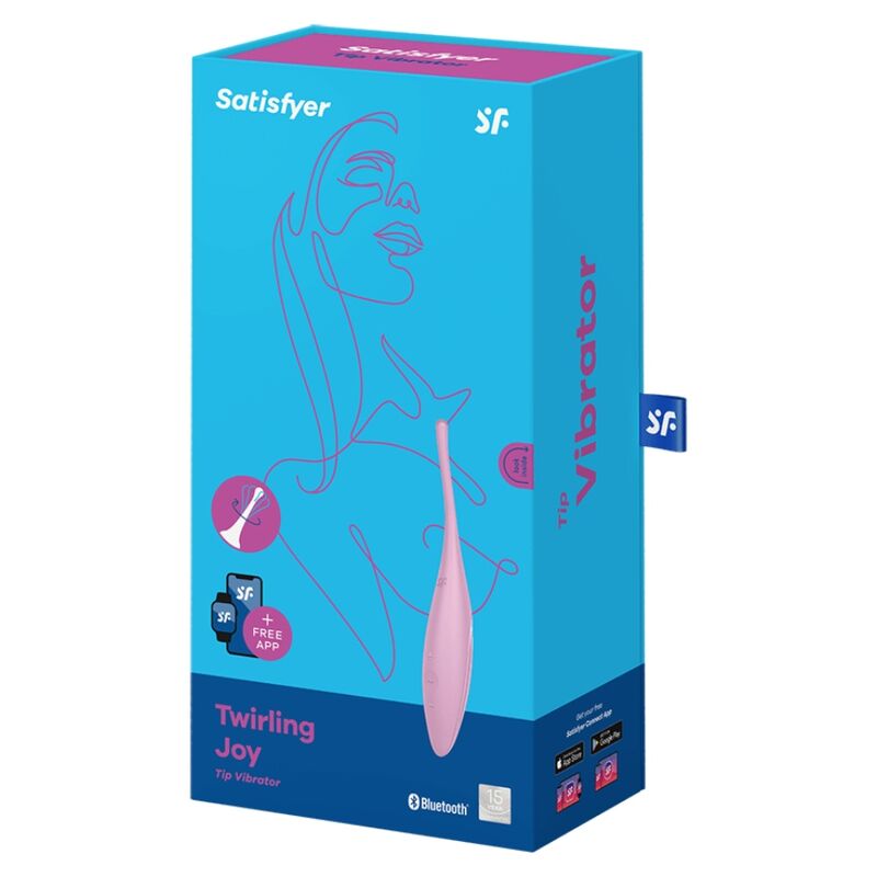 SATISFYER - TWIRLING JOY CLITORIS STIMULATOR PINK