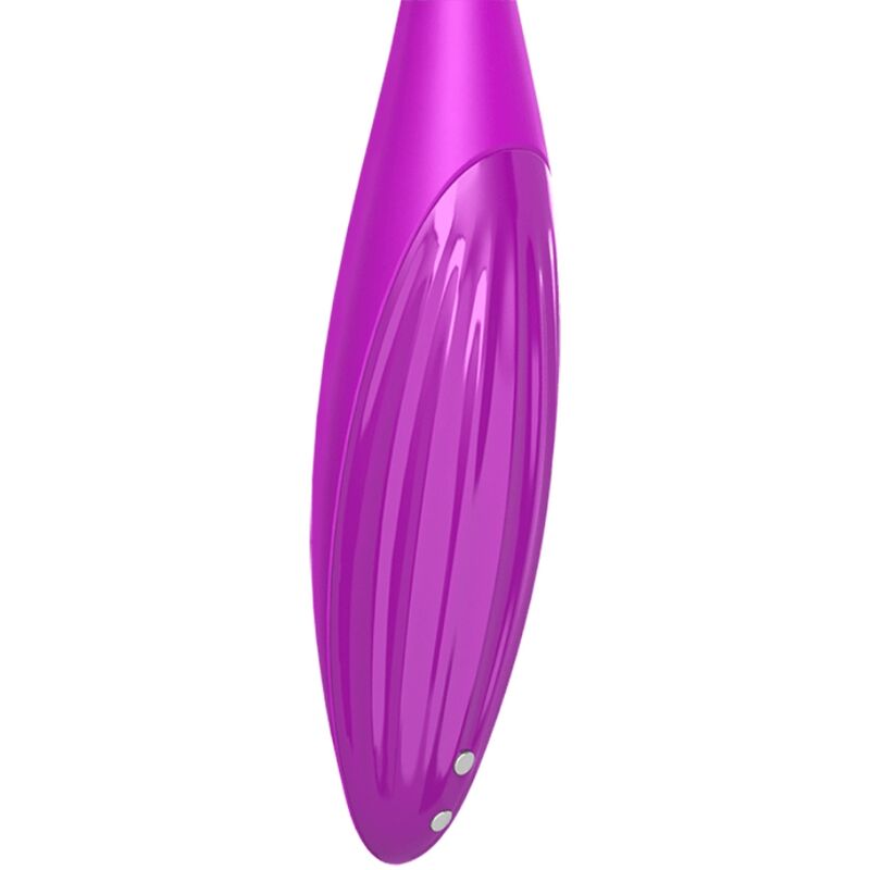 SATISFYER - TWIRLING JOY CLITORIS STIMULATOR FUCHSIA