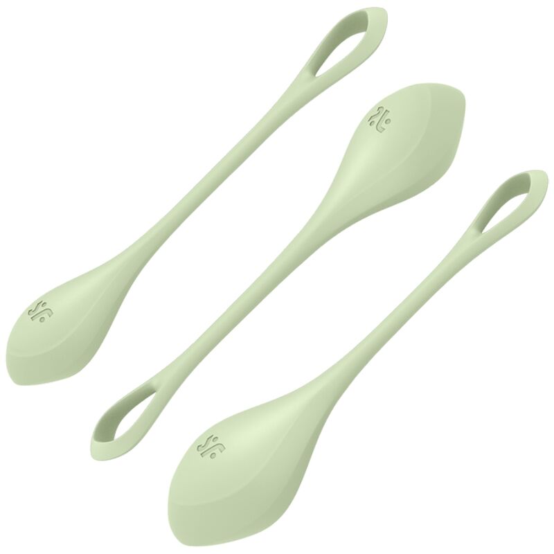 SATISFYER - YONI POWER 2 TRAINING KIT GREEN