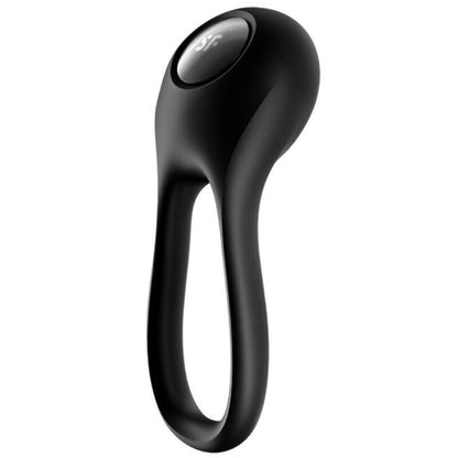 SATISFYER - MAJESTIC DUO VIBRATING RING BLACK