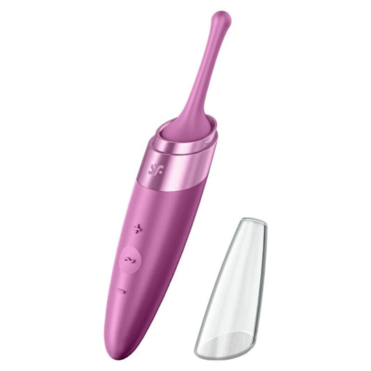 SATISFYER - TWIRLING DELIGHT PURPLE CLITORIS STIMULATOR