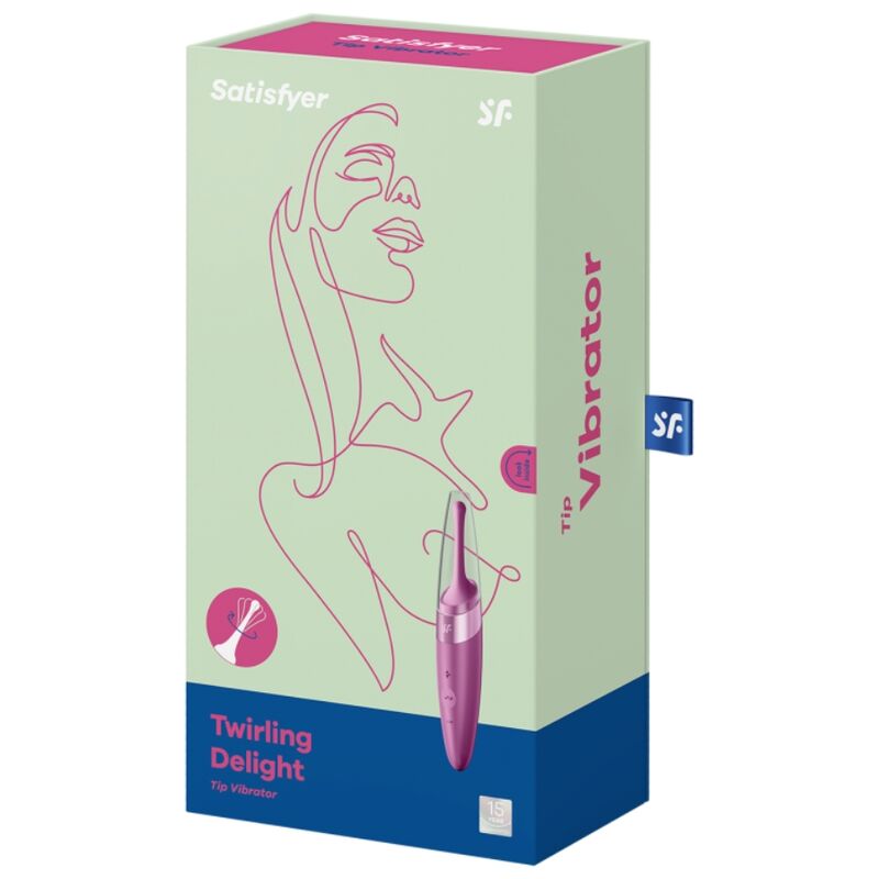 SATISFYER - TWIRLING DELIGHT PURPLE CLITORIS STIMULATOR