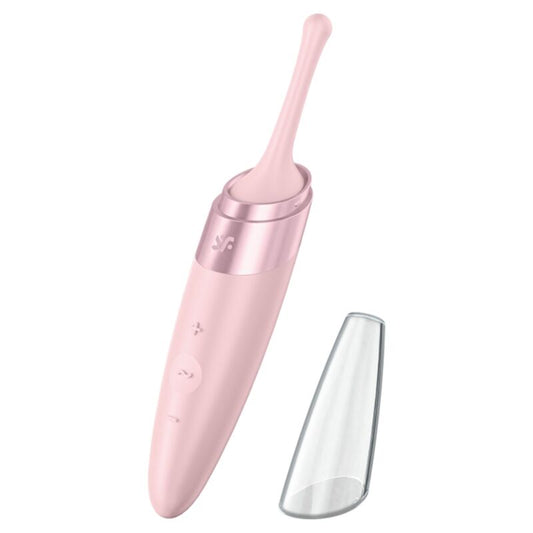 SATISFYER - TWIRLING DELIGHT CLITORIS STIMULATOR PINK