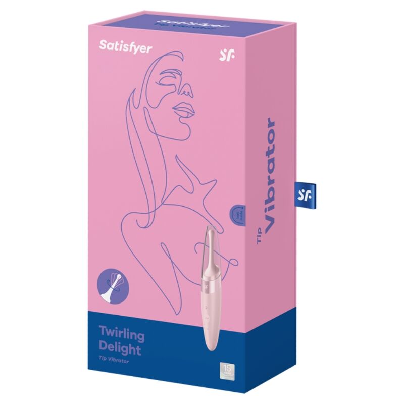 SATISFYER - TWIRLING DELIGHT CLITORIS STIMULATOR PINK