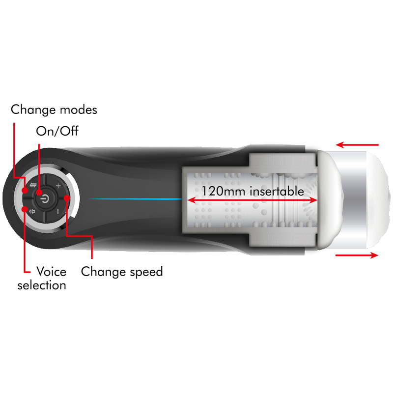 JAMYJOB - MILKER STROKER WITH UP AND DOWN FUNCTION