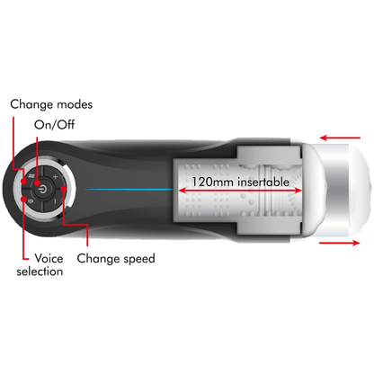 JAMYJOB - MILKER STROKER WITH UP AND DOWN FUNCTION