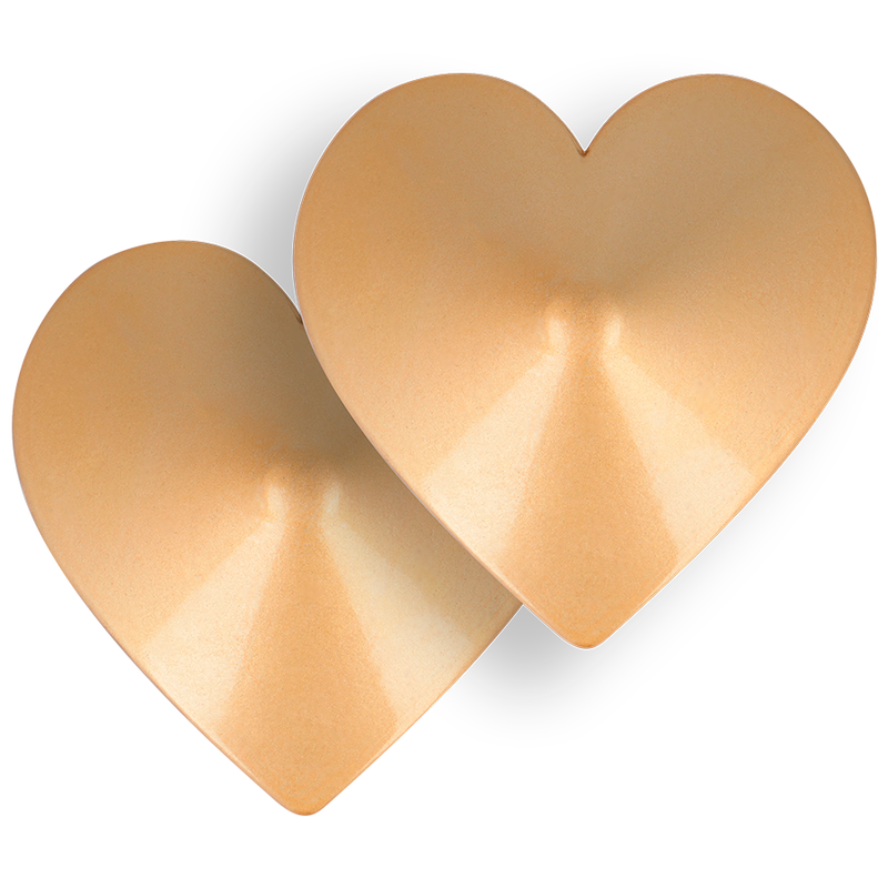 COQUETTE CHIC DESIRE - GOLDEN HEARTS NIPPLE COVERS