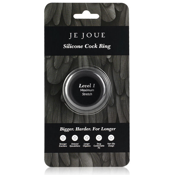 JE PLAY - SILICONE PENIS RING MAXIMUM NARROWING - BLACK