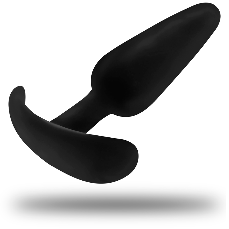 OHMAMA - MEDIUM SILICONE ANAL PLUG WITH HANDLE