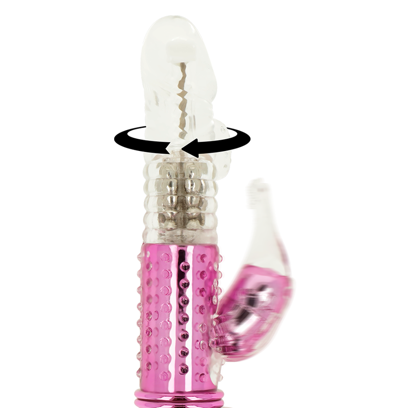 OHMAMA - VIBRATOR WITH ROTATION FUNCTION AND CLITORIS STIMULATOR