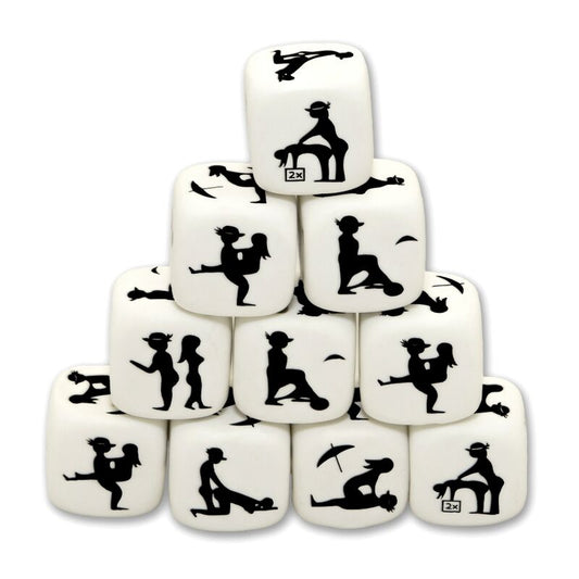 SPICY DEVIL - WHITE POSTURE DICE