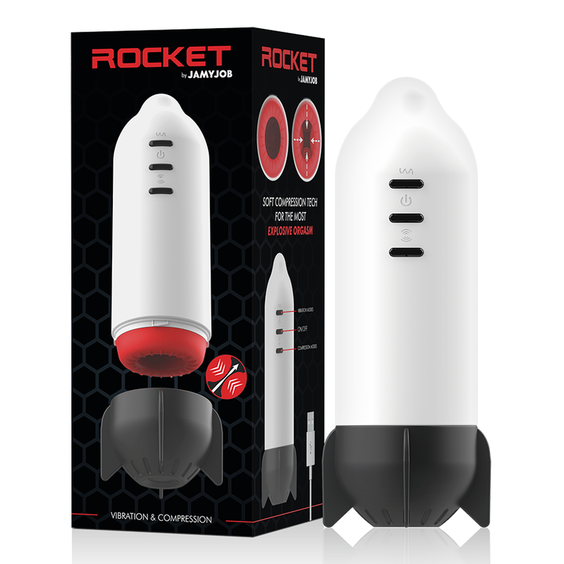 JAMYJOB - ROCKET MASTURBATOR SOFT COMPRESSION AND VIBRATION TECHNOLOGY