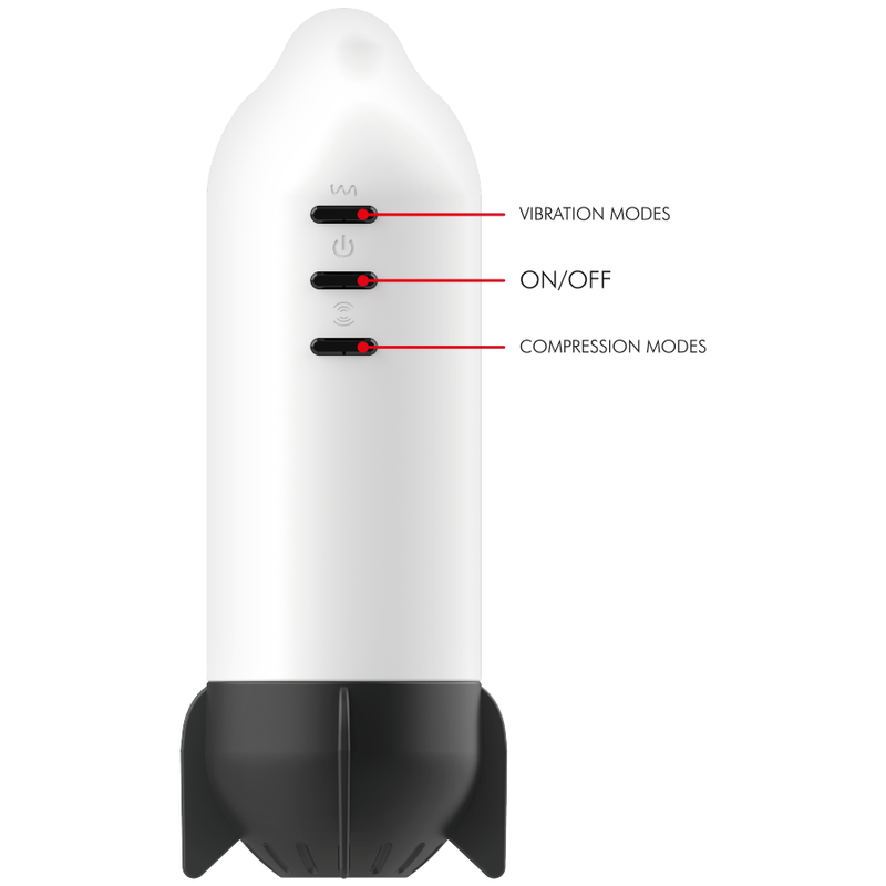 JAMYJOB - ROCKET MASTURBADOR TECNOLOGÍA SOFT COMPRESSION Y VIBRACION