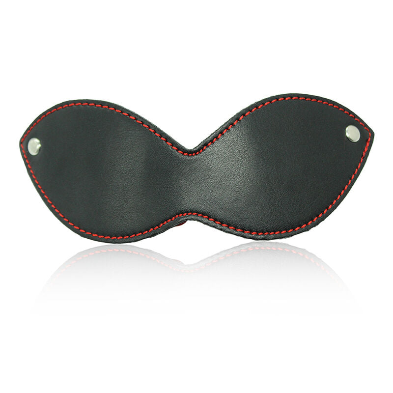 OHMAMA FETISH - BLACK-RED BRACKET EYE MASK