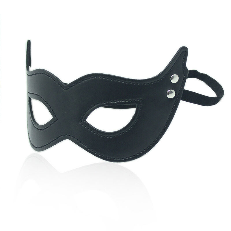 OHMAMA FETISH - PU MASK WITH BRACKETS