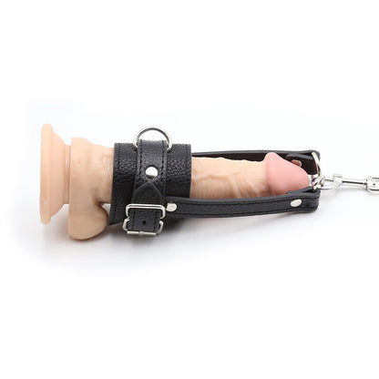 OHMAMA FETISH - PENIS CLAMPING SLEEVE WITH STRAP