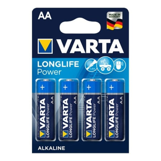 VARTA - LONGLIFE POWER ALKALINE BATTERY AA LR6 BLISTER*4