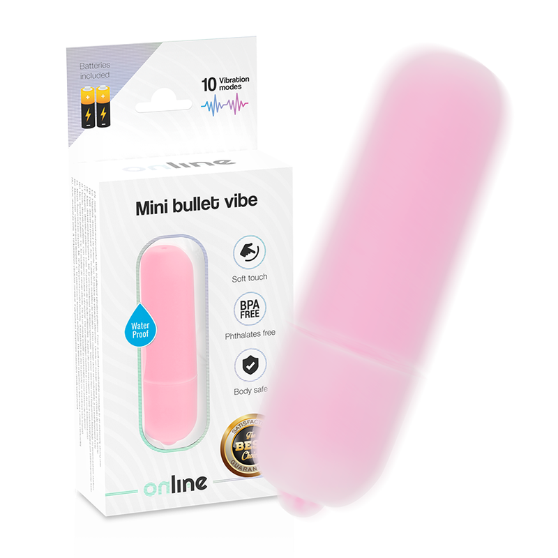 ONLINE - PINK MINI VIBRATING BULLET