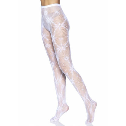 LEG AVENUE - SNOWFLAKE TIGHTS ONE SIZE