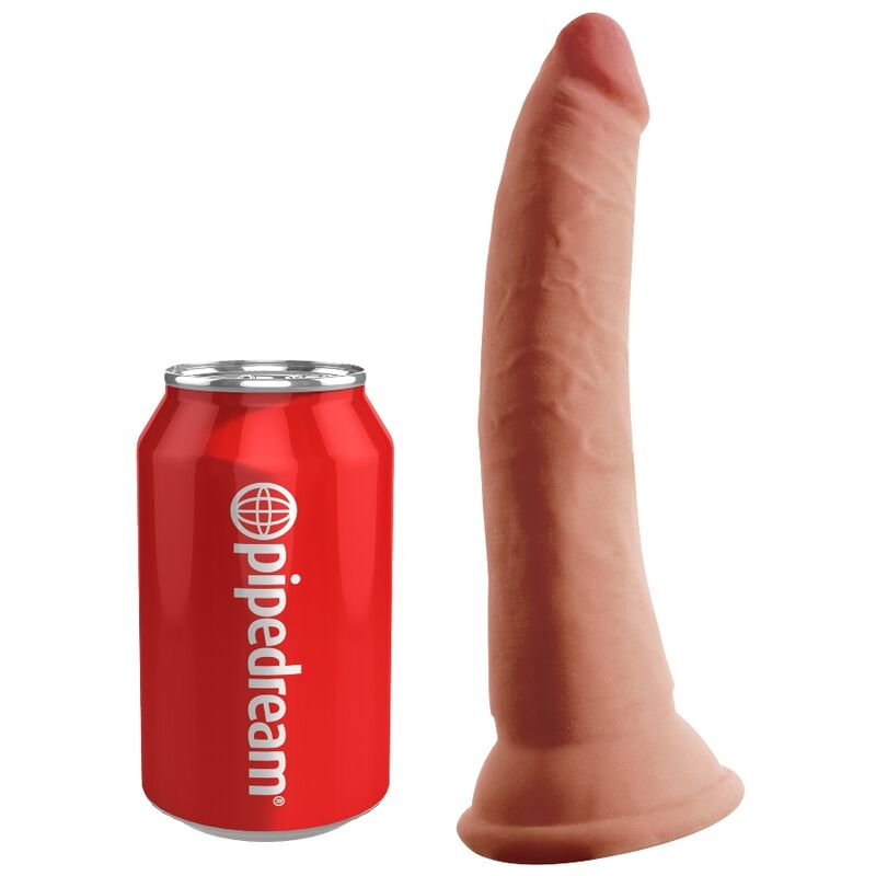 KING COCK - PLUS DILDO 3D TRIPLE DENSITY 18 CM