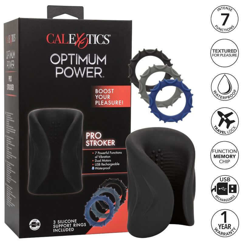 CALEXOTICS - PRO STROKER OPTIMUM POWER MASTURBATOR