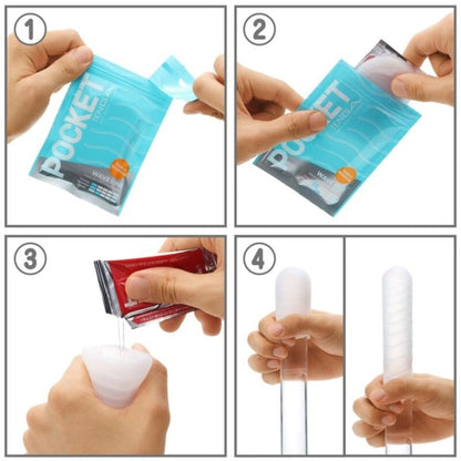 TENGA - CLICK BALL POCKET MASTURBATOR