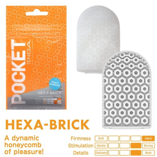 TENGA - HEXA BRICK POCKET MASTURBATOR