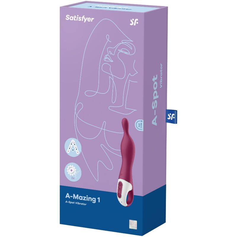 SATISFYER - AMAZING 1 BERRY SPOT VIBRATOR