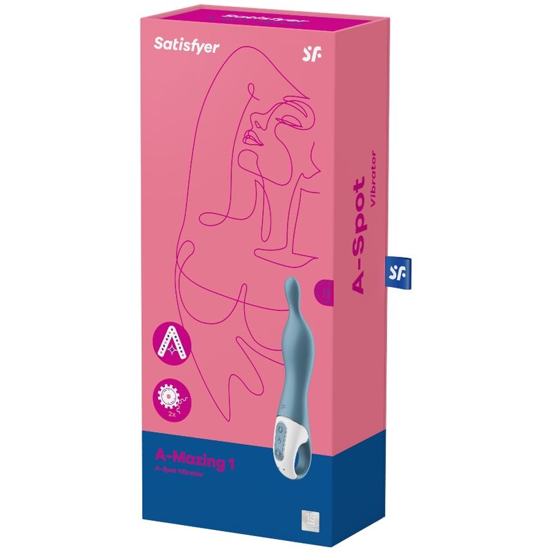 SATISFYER - AMAZING 1 BLUE DOT VIBRATOR