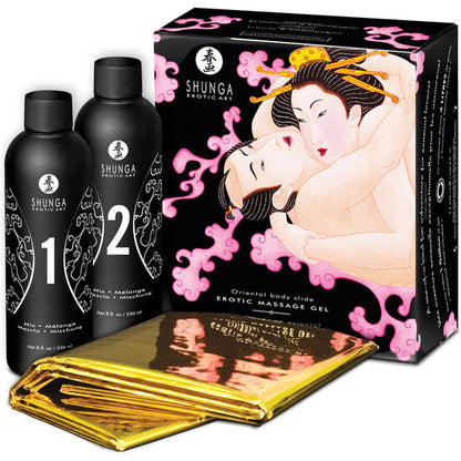 SHUNGA - ORIENTAL BODY TO BODY EROTIC MASSAGE GEL WITH STRAWBERRIES AND CAVA 