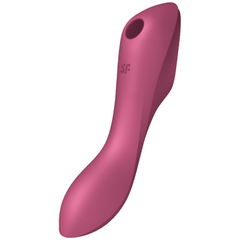 SATISFYER - CURVY TRINITY 3 RED STIMULATOR AND VIBRATOR