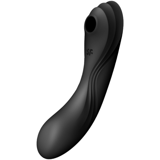 SATISFYER - CURVY TRINITY 4 STIMULATOR AND VIBRATOR BLACK