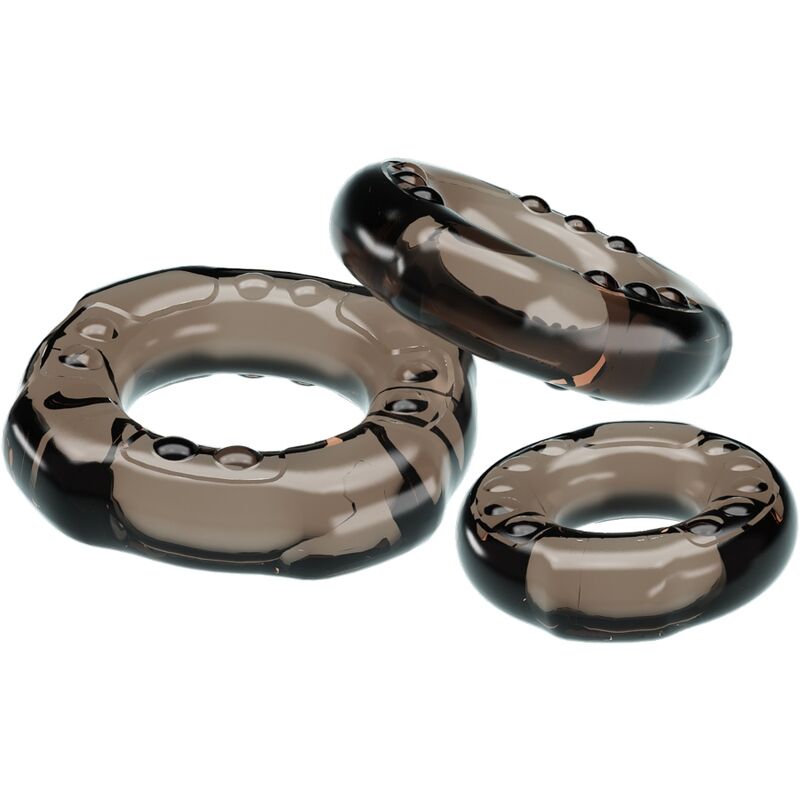 DANCE - COCK RINGS YVONNE SET 3 PENIS RINGS