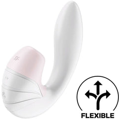 SATISFYER - SUPERNOVA STIMULATOR AND VIBRATOR WHITE