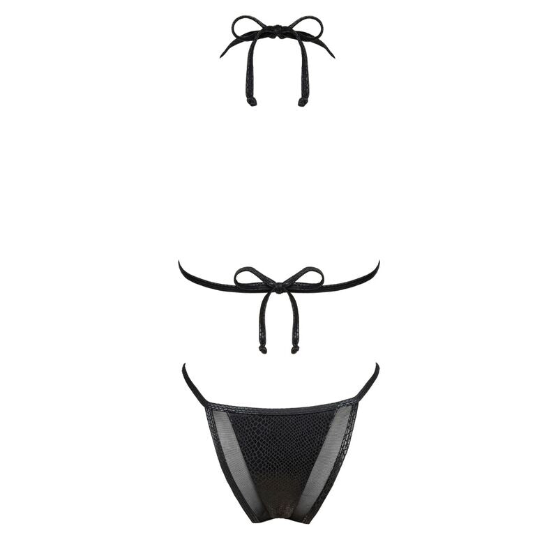 OBSESSIVE - BLACK TIP BIKINI BLACK L