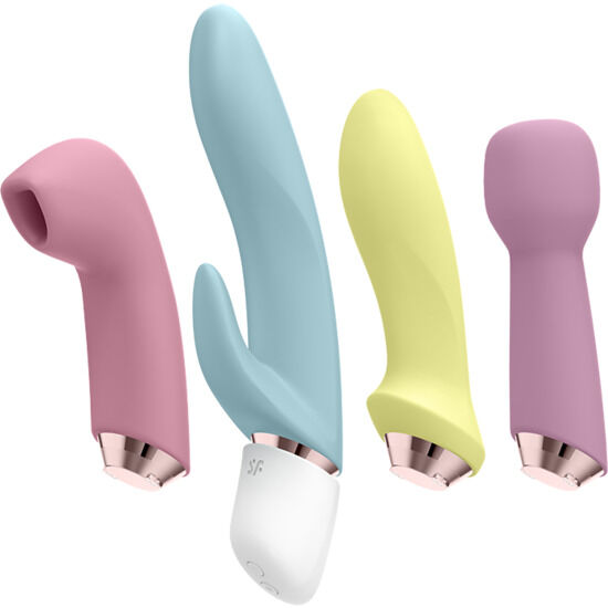 SATISFYER - MARVELOUS FOUR SET VIBRATOR &amp; SUCKER