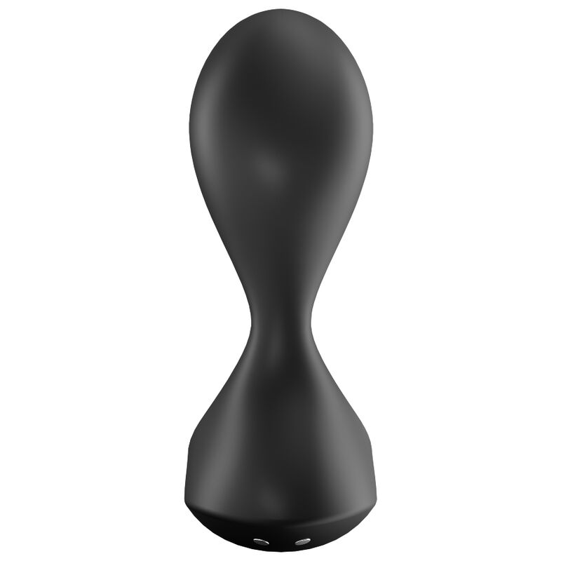 SATISFYER - SWEET SEAL PLUG VIBRATOR APP BLACK