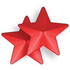 OHMAMA FETISH - RED STAR NIPPLE COVERS