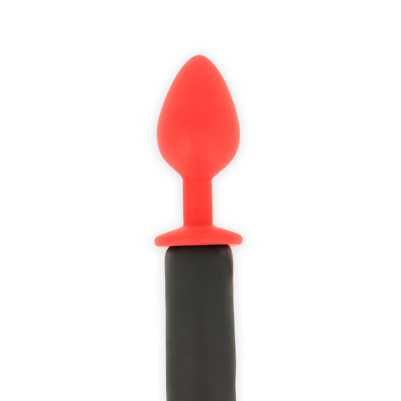 OHMAMA FETISH - DEVIL'S TAIL SILICONE ANAL PLUG 8 CM