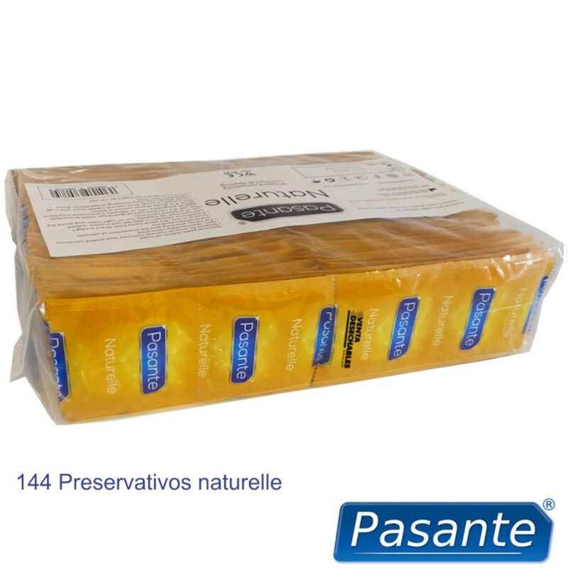 PASANTE - NATURELLE CONDOMS BAG 144 UNITS